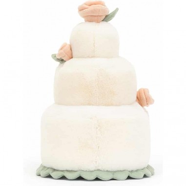 Jellycat - Peluche Gateau de mariage Weeding Cake Amuseable