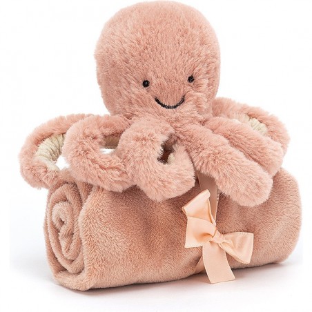 Doudou Couverture Rose Pieuvre Odell - Jellycat