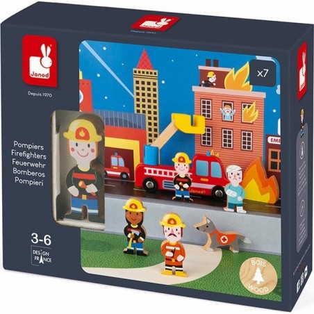Coffret Pompiers Story - Janod