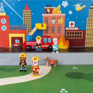 Coffret Pompiers Story - Janod