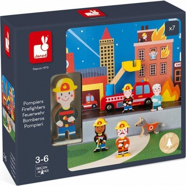Coffret Pompiers Story - Janod