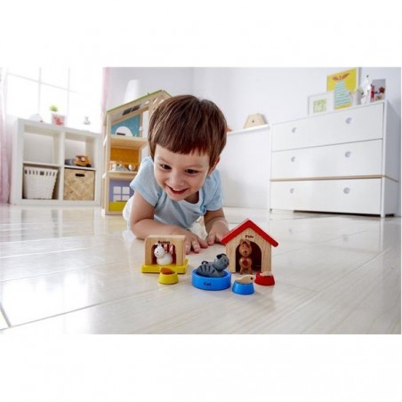 Animaux de la famille - Accessoires de poupée - un jeu - Hape