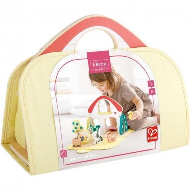 Ferme transportable en bois et tissus - hape - Hape Toys