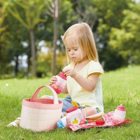 Panier de pique-nique en tissu - Hape - Dinette pour bébé - Hape Toys
