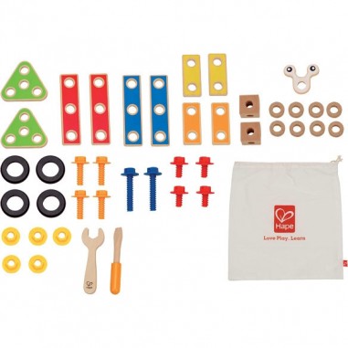 Jeux de Construction en Bois E3080 |  - Hape
