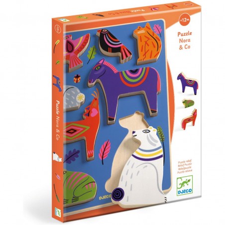 Puzzles relief - Nora & Co - Djeco