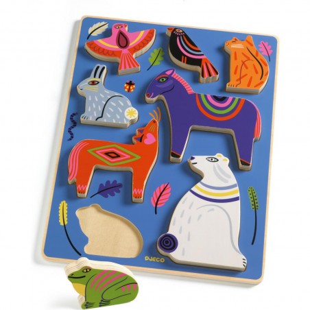 Puzzles relief - Nora & Co - Djeco