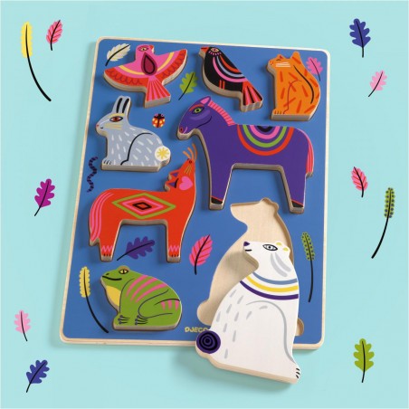 Puzzles relief - Nora & Co - Djeco