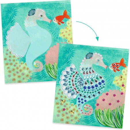 Artistic Strass - Ondes aquatiques - Djeco