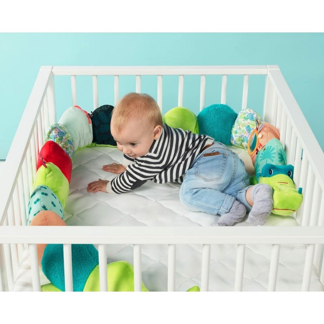 Tour De Parc Pliable Stella – Lilliputiens – Tapis D’éveil Avec Activités – Dès La Naissance, Lavable Machine