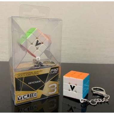 Porte-clé 3x3 plat - V-cube