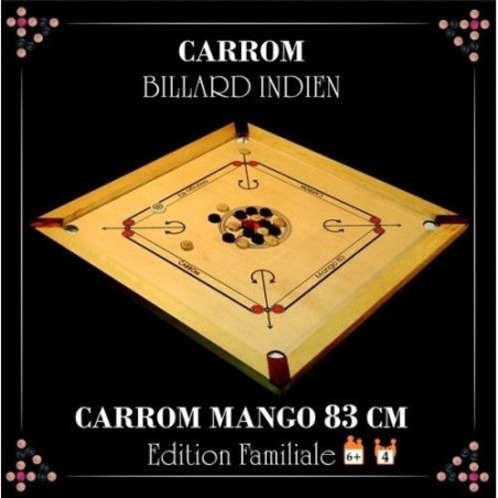 Carrom Mango 83 - Jeux classiques - Jeux de société - Carrom Art