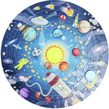 Puzzle système solaire 102 pcs - Hape - Un jeu Hape - Hape Toys