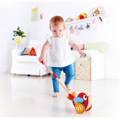 Jouet à pousser : lilly, l'oiseau - hape - Hape Toys