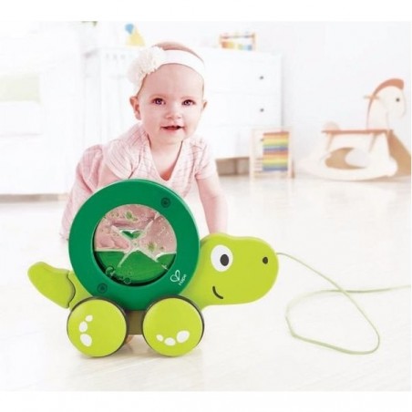 Tito la tortue à tirer - Hape - Un jeu Hape - Hape Toys