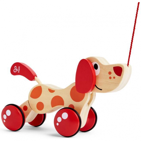 Chien Puppy à tirer de Hape - Pepe & Friends - Hape Toys