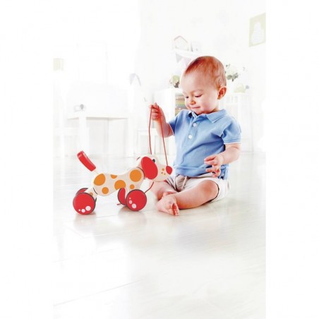 Chien Puppy à tirer de Hape - Pepe & Friends - Hape Toys