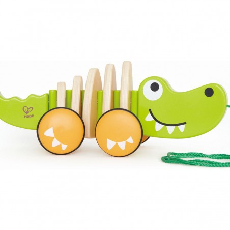 Crocodile à Tirer Jouet d'Eveil en Bois Hape - Hape Toys