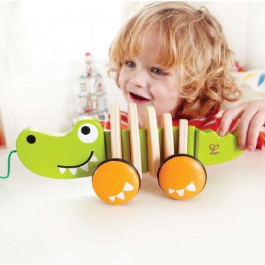 Crocodile à Tirer Jouet d'Eveil en Bois Hape - Hape Toys