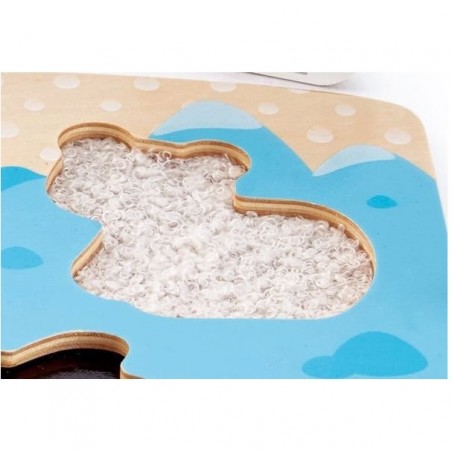 Puzzle Tactile - Animaux Polaire - Un jeu Hape - Hape Toys