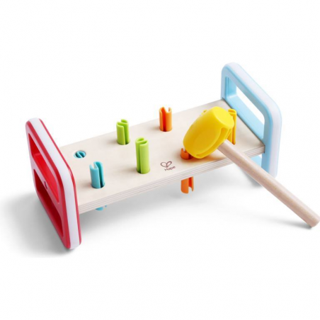 Banc à marteler Arc en Ciel - Hape - Hape Toys