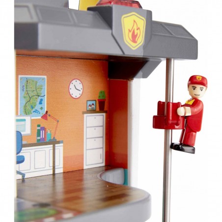 Circuit train en Bois - Secours - Hape Toys