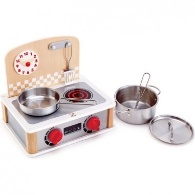 Cuisine Barbecue Recto-Verso Blanche - Hape - Hape Toys
