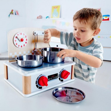 Cuisine Barbecue Recto-Verso Blanche - Hape - Hape Toys