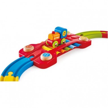 Chemin de fer sensoriel - train Hape 18 mois - Hape Toys