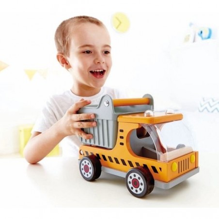 Big-Benne Camion de Chantier en Bois Enfant Hape - Hape Toys