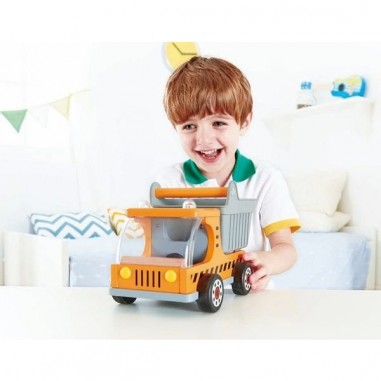 Big-Benne Camion de Chantier en Bois Enfant Hape - Hape Toys