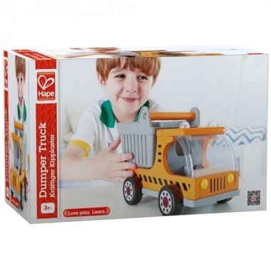 Big-Benne Camion de Chantier en Bois Enfant Hape - Hape Toys
