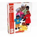 Famille de 6 poupées en bois pour maison de poupée - Hape Toys