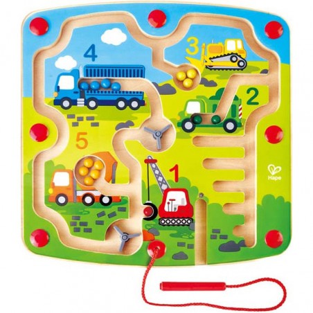 Labyrinthe magnétique construction et chiffres - Hape - Hape Toys