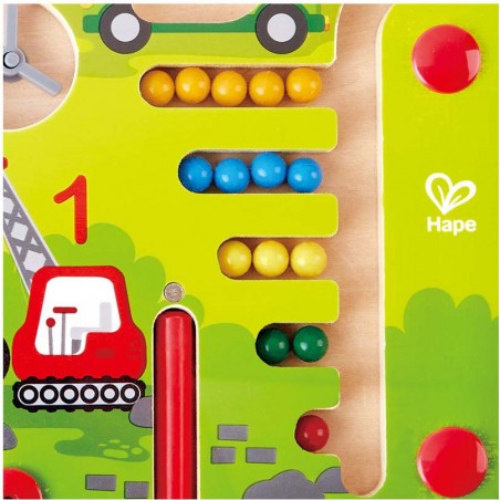 Labyrinthe magnétique construction et chiffres - Hape - Hape Toys