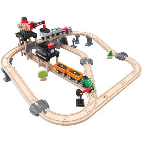 Circuit de train de la mine - Hape - Hape Toys