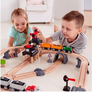 Circuit de train de la mine - Hape - Hape Toys