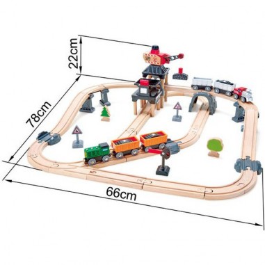 Circuit de train de la mine - Hape - Hape Toys