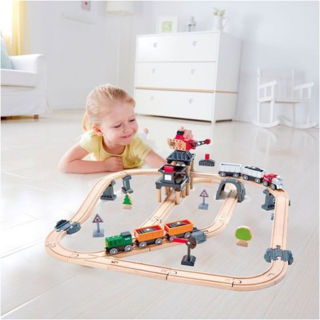 Circuit de train de la mine - Hape - Hape Toys