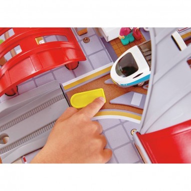 Circuit de train en bois - Gare Grand City - Hape