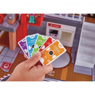 Circuit de train en bois - Gare Grand City - Hape