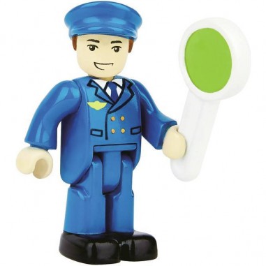 Circuit de train en bois - Gare Grand City - Hape