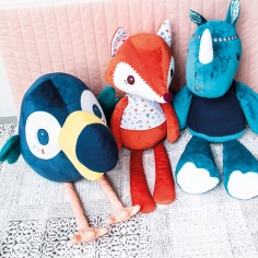 Peluche géante "Marius le rhinocéros" - Lilliputiens 2