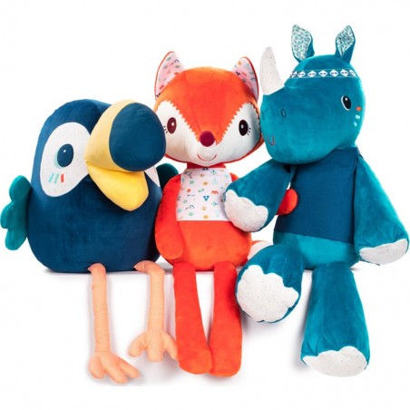 Peluche géante "Marius le rhinocéros" - Lilliputiens