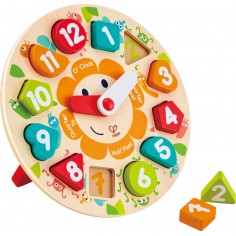 Puzzle à grosse pièces - Horloge en Anglais - Hape