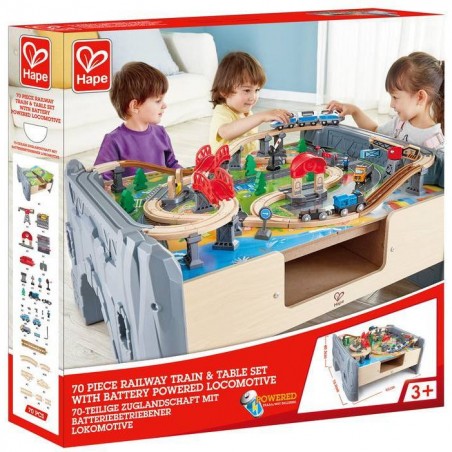 Table d'activités circuit de train - Hape - Hape Toys