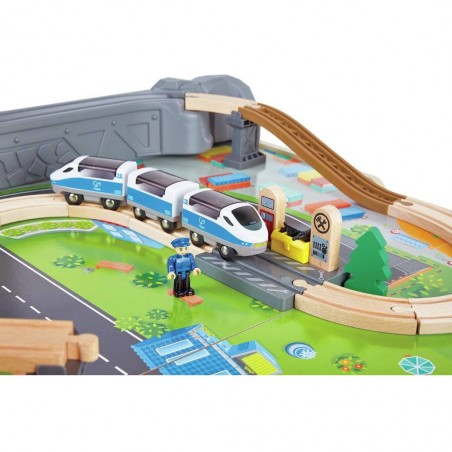 Table d'activités circuit de train - Hape - Hape Toys