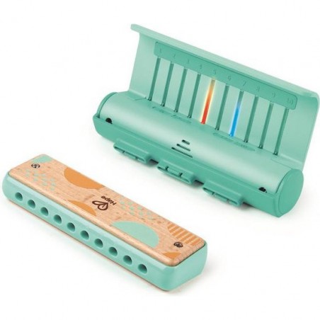 Harmonica avec apprentissage interactif - Hape - Instrument de musique - Hape Toys