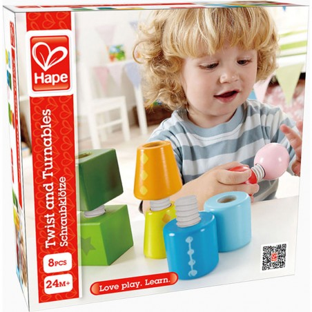 Tourne et Vis - jouet en bois - Hape