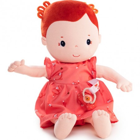 Poupée chiffon Rousse Rose Lilliputiens